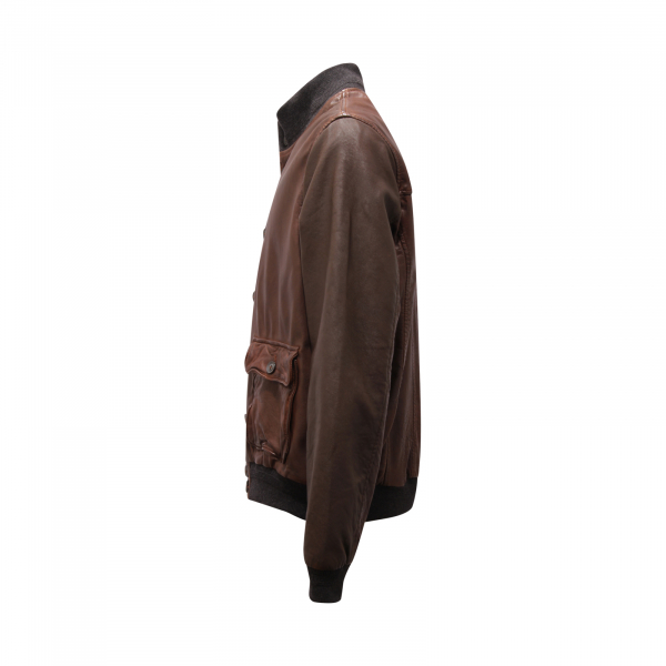 8274AU GIUBBINO PELLE UOMO THE JACK LEATHERS MAN JACKET 