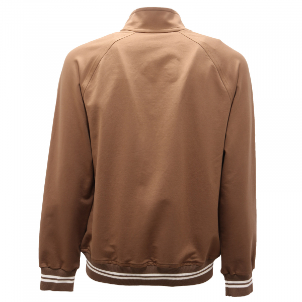 8282AG giubbotto felpa uomo CIRCOLO 1901 brown cotton jacket man