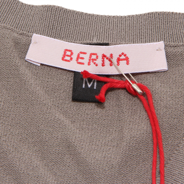 8311O gilet uomo BERNA VINTAGE PROJECT tortora sleeveless sweater men