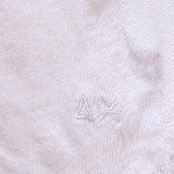 8314V maglia bimba SUN 68 girl white cotton t-shirt