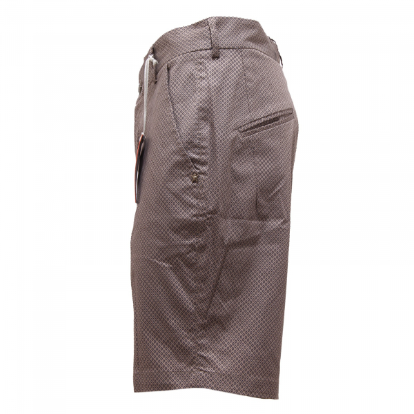 8315S bermuda uomo 26.7 TWENTYSIXSEVEN marrone pantalone corto short pant men