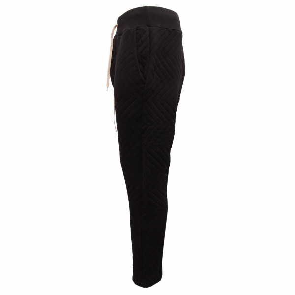 8320R pantalone tuta uomo MINIMAL cavallo basso nero pant trousers men