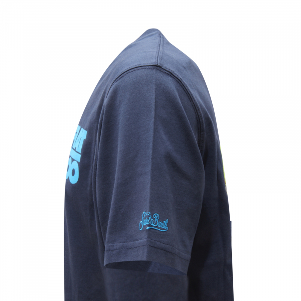 8340AS maglia uomo MC2 SAINT BARTH man t-shirt blue