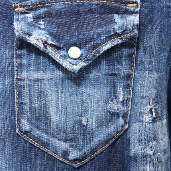 8354AL camicia jeans uomo DSQUARED2 man denim shirt