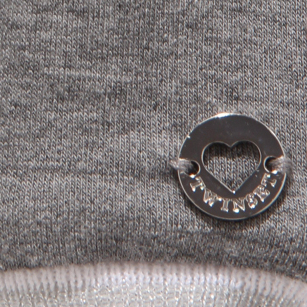 8384V maglia bimba TWIN-SET SIMONA BARBIERI grey sweatshirt girl