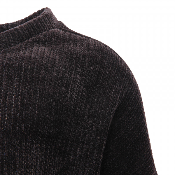 8388AO maglia bimba ELSY GIRL kids chenille sweater black