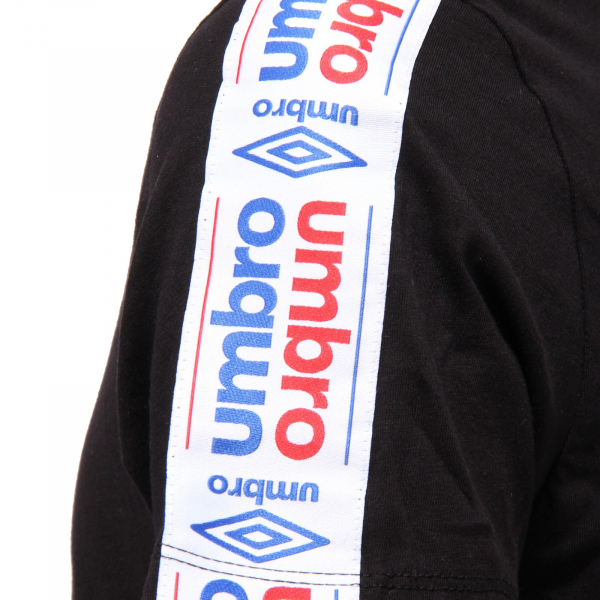 8469J maglia uomo UMBRO black crew neck cotton t-shirt man