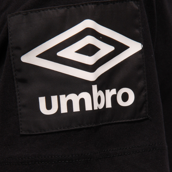 8483J maglia uomo UMBRO black crew neck cotton t-shirt man