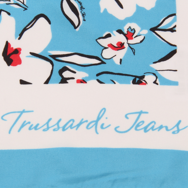 8490AQ foulard donna TRUSSARDI JEANS woman scarf
