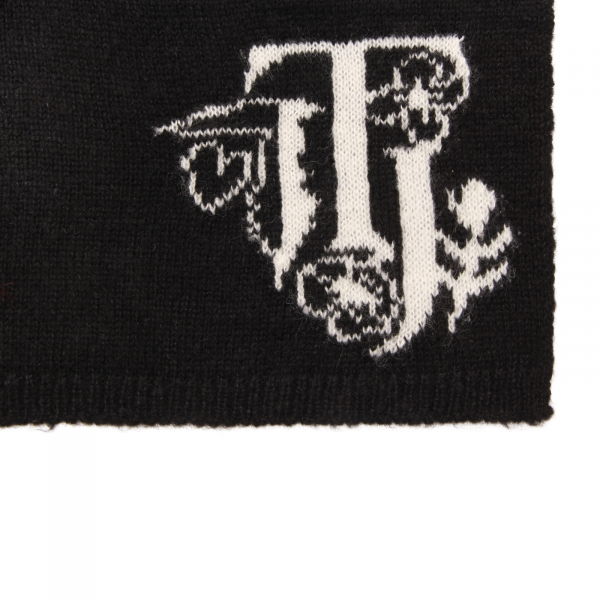 8497AQ sciarpa uomo TRUSSARDI JEANS man scarf black