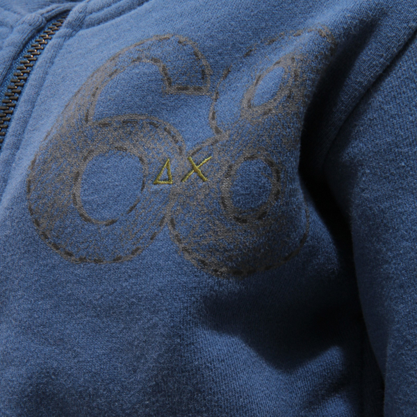 8511U felpa bimbo SUN 68 cotone blu sweatshirt kid