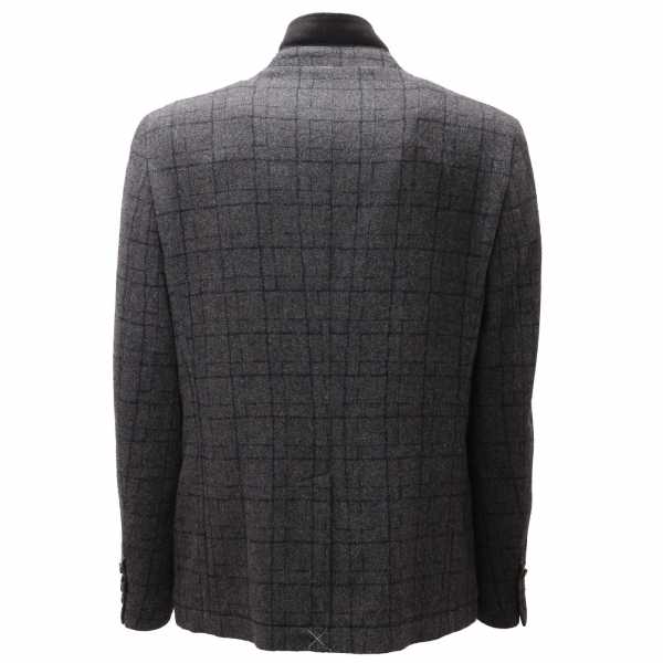 8521AD giacca uomo OFFICINA36 BRITTOLI grey mix wool jacket men