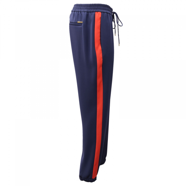 8535AF pantalone donna MICHAEL MICHAEL KORS blue/coral trouser woman