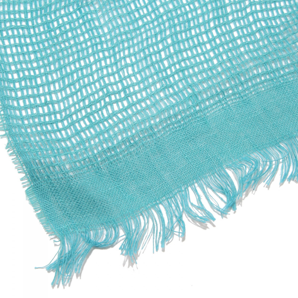 8557O sciarpa donna rete LES COPAINS BLUE sciarpe scarf women