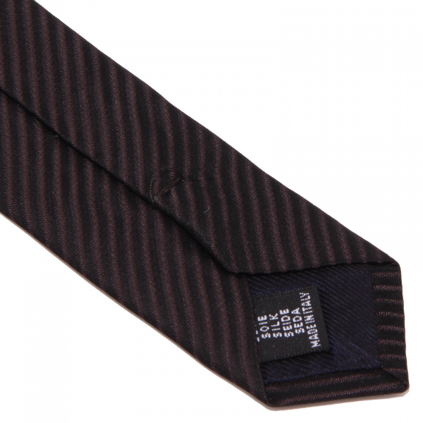 8574W cravatta uomo MESSORI silk black tie men