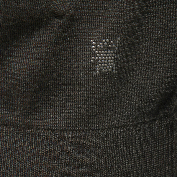 8587K maglione uomo HOSIO green wool sweater full zip man