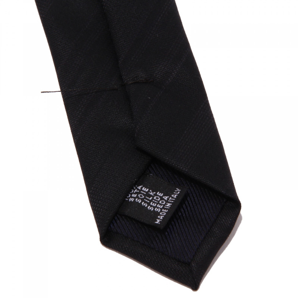 8635W cravatta uomo MESSORI silk black tie men