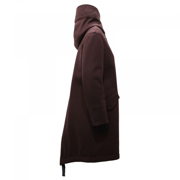 8658AC giubbotto parka donna FAY VINTAGE BOTTON mix wool brown jacket women