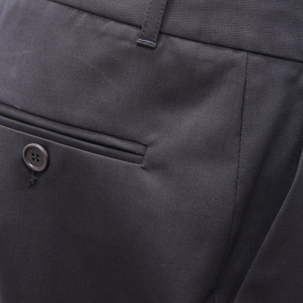8678AF pantalone donna ASPESI black wool trouser woman