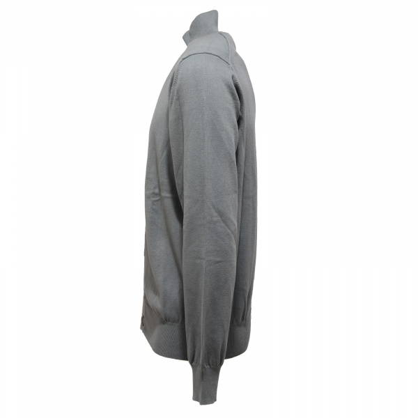8684U cardigan uomo XBRAND salvia green cotton sweater men