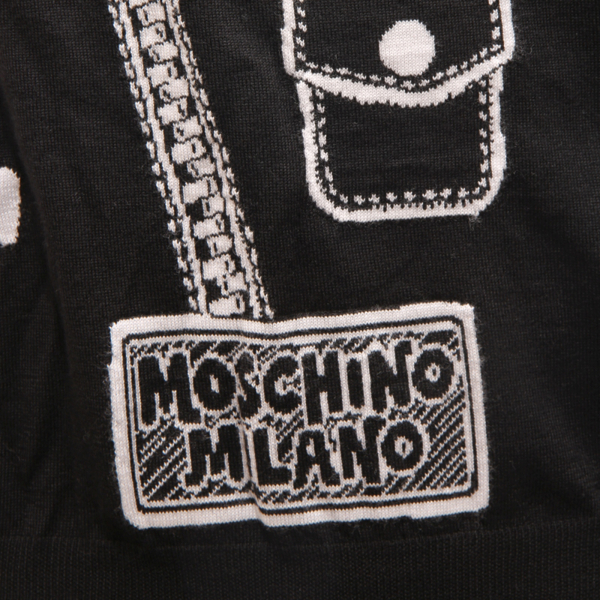 8699AV SMANICATO UOMO MOSCHINO COUTURE MAN WOOL SLEEVELESS SWEATER