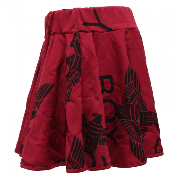 8714V gonna felpa donna BOY LONDON bordeaux miniskirt woman