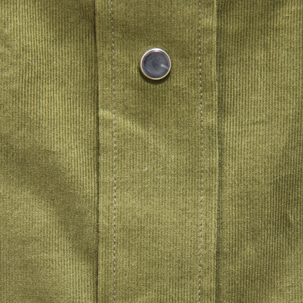 8720AV CAMICIA VELLUTO UOMO MAZZARELLI MAN VELVET SHIRT GREEN
