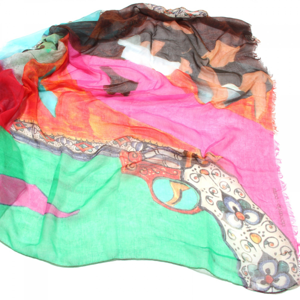 8746O foulard donna fantasie  RICCARDO COMI  sciarpe scarves women