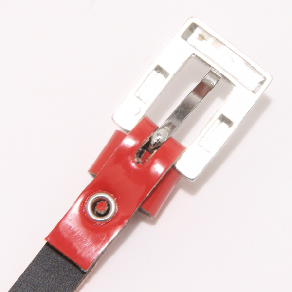 8789G  cintura bimba rossa BLUMARINE BABY accessori cinture belts kids