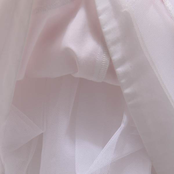 8816R vestito bimba SIMONETTA MINI abito rosa/bianco dress kid