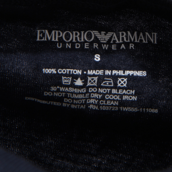 8819S  maglia uomo EMPORIO ARMANI UNDERWEAR blu t-shirt men