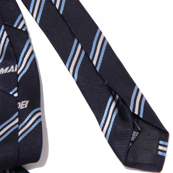 8824W cravatta uomo MESSORI MAPEI silk blue tie men