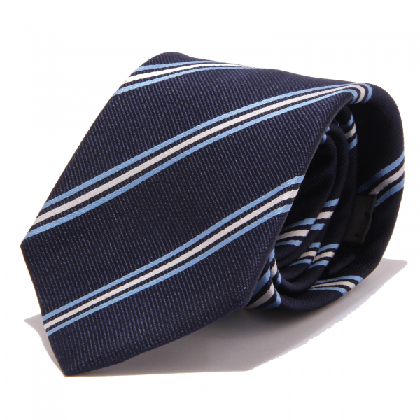 8824W cravatta uomo MESSORI MAPEI silk blue tie men