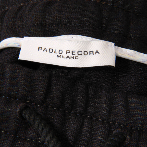 8828AN bermuda uomo PAOLO PECORA man shorts cotton/linen black
