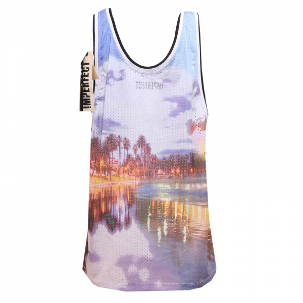 8828U canotta donna IMPERFECT traforata sleeveless t-shirt woman
