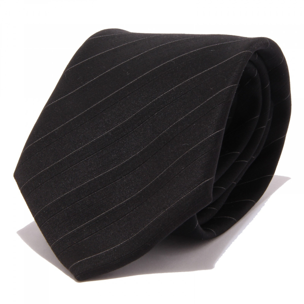 8830W cravatta uomo MESSORI silk black tie men