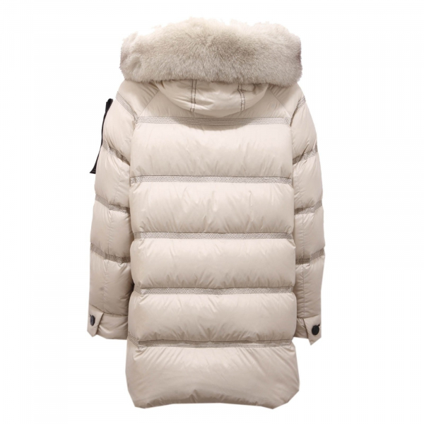 8837AH giubbotto donna PEUTERY TAKAN woman down padded jacket beige