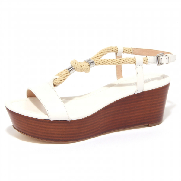 8840P sandalo MICHAEL KORS HOLLY PLATFORM bianco scarpa donna sandal woman