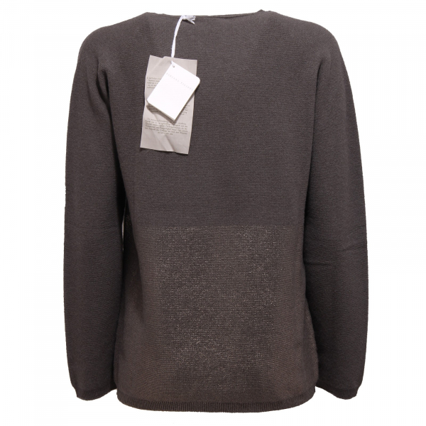 8842Y maglione donna FABIANA FILIPPI wool/cashmere grey sweater woman