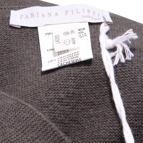 8842Y maglione donna FABIANA FILIPPI wool/cashmere grey sweater woman