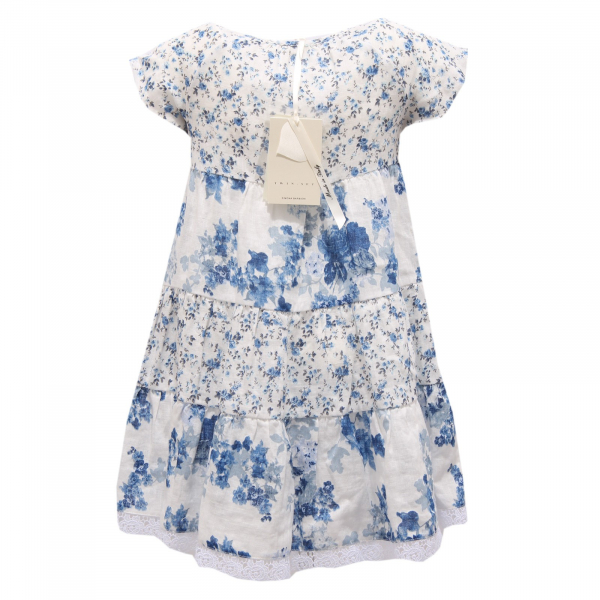 8857R vestito bimba TWIN-SET SIMONA BARBIERI abito lino dress kid