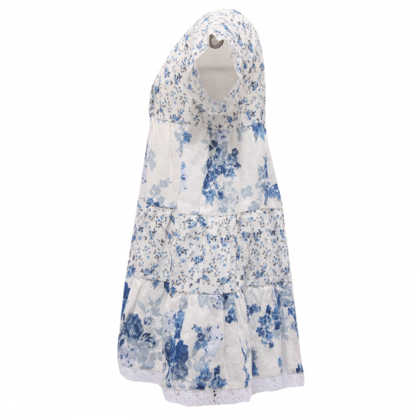 8857R vestito bimba TWIN-SET SIMONA BARBIERI abito lino dress kid