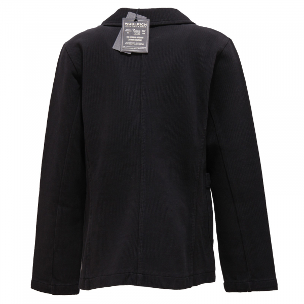 8862T giacca bimbo blazer WOOLRICH cotone blue jacket cotton kid boy