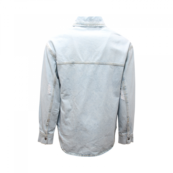 8883AU  GIUBBOTTO DONNA HAVE ONE WOMAN DENIM DISTRESSED JACKET