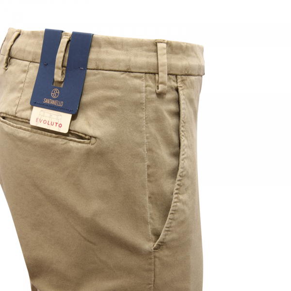 8885AZ PANTALONE UOMO SANTANIELLO EVOLUTO MAN TROUSERS GREEN