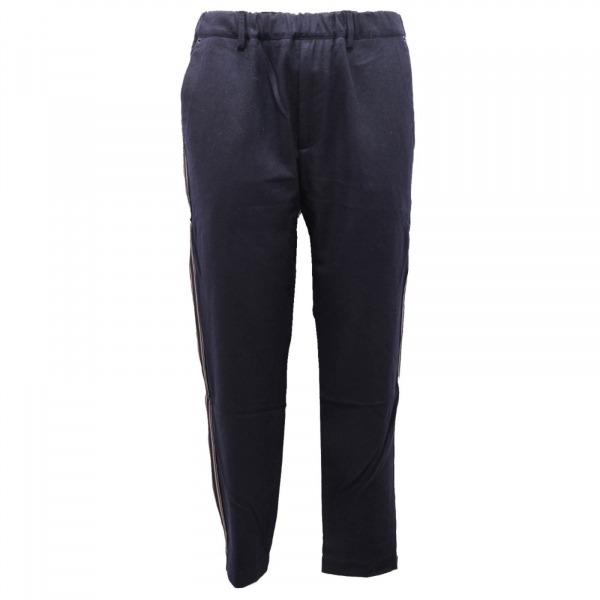 8891AG pantalone uomo PREMIUM MOOD DENIM SUPERIOR blue wool blend trouser man