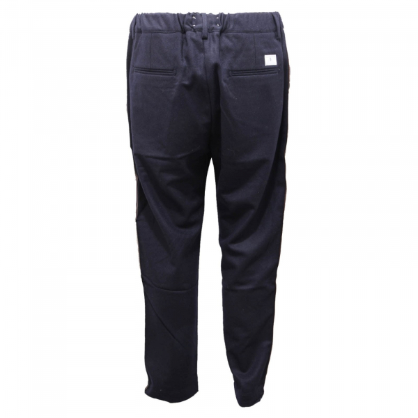8891AG pantalone uomo PREMIUM MOOD DENIM SUPERIOR blue wool blend trouser man