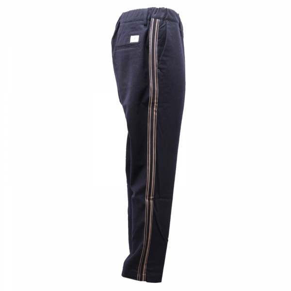 8891AG pantalone uomo PREMIUM MOOD DENIM SUPERIOR blue wool blend trouser man