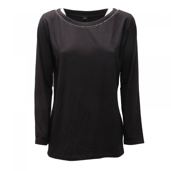 8896AO maglia donna TONALI woman t-shirt black