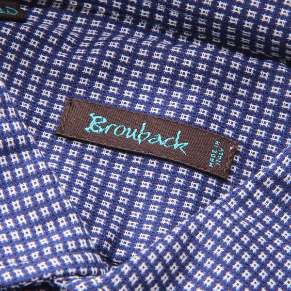 8896AS camicia uomo BROUBACK man shirt blue